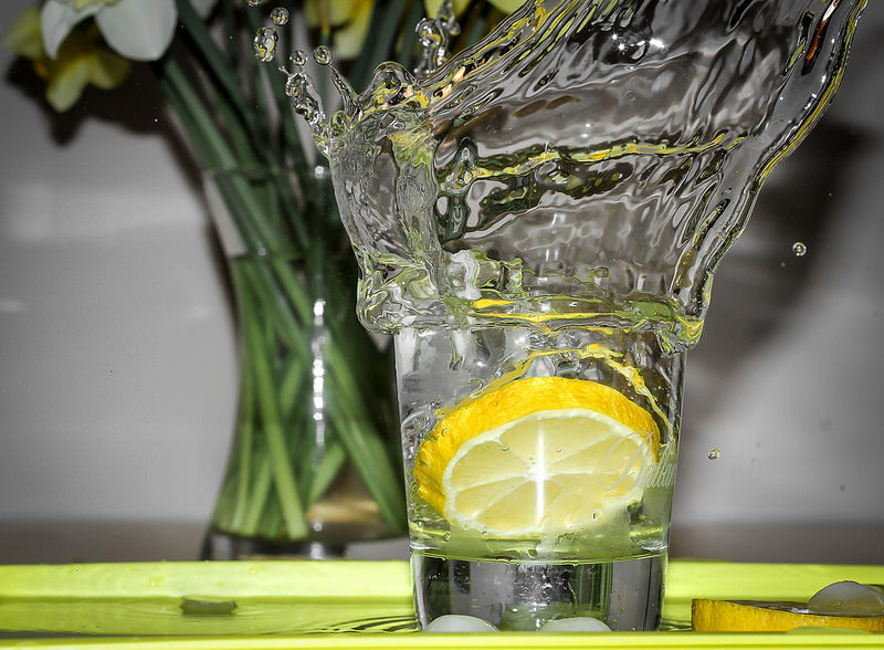 Image of lemon slice falling into a glass of water | Infidelity & Affair Recovery | Columbus Ohio